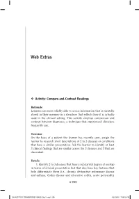 Teaching Clinical Reasoning Web Extras