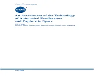 An Assessment of the Technology of Automated Rendezvous and Capture in Space