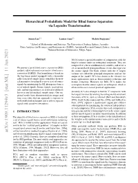 Arxiv:1909.11294V3 [Stat.ML] 11 Jun 2021