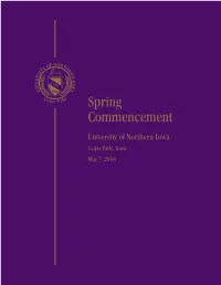 Spring Commencement