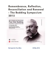 The Bodding Symposium 2015