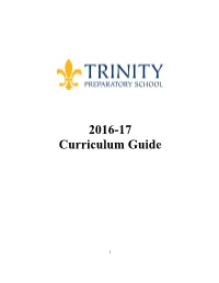 2016-17 Curriculum Guide
