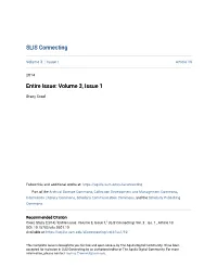 Entire Issue: Volume 3, Issue 1