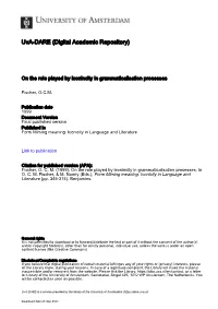 Uva-DARE (Digital Academic Repository)