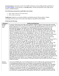 WHO COVID-19 Database Search Strategy (Updated 26 May 2021)