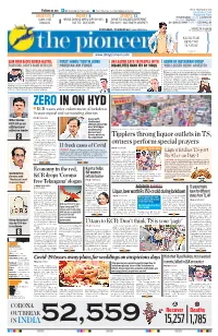 ZERO in on HYD N KCR Wants Strict Enforcement of Lockdown in State Capital and Surrounding Districts