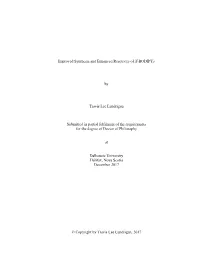 Improved Synthesis and Enhanced Reactivity of X-Bodipys by Travis Lee Lundrigan Submitted in Partial Fulfilment of the Requireme