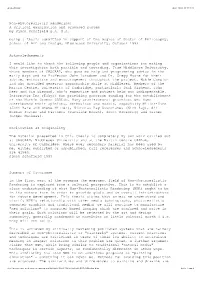 Non-Photorealistic Rendering: a Critical Examination and Proposed System by Simon Schofield B.A. M.A. Being a Thesis Submitted I