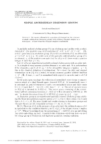 Simple Archimedean Dimension Groups