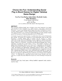 Understanding Social Play in Board Games for Digital Tabletop Game