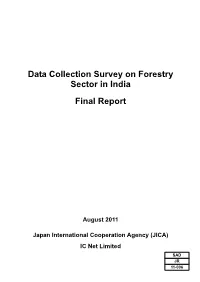 Data Collection Survey on Forestry Sector in India Final Report