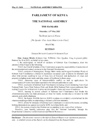 Hansard Report Is for Information Purposes Only