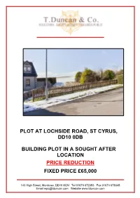 Plot at Lochside Road, St Cyrus, Dd10 0Db Building
