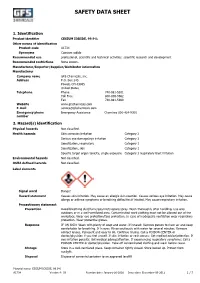 Safety Data Sheet