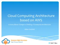 Cloud, AWS and Northstar Platform Architecture