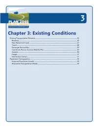 Existing Conditions Existing Transportation Elements