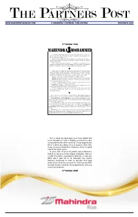 Mahindra Mohammed