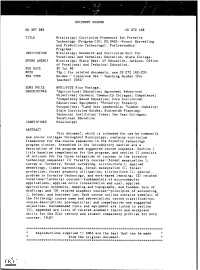 Mississippi Curriculum Framework for Forestry Technology (Program CIP: 03.0401--Forest Harvesting and Production Technology)