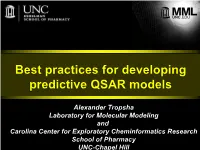 QSAR Modeling