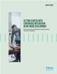 White Paper Getting Started with Continuous Integration in Software