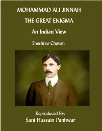 Mohammad Ali Jinnah the Great Enigma