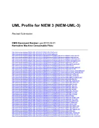 UML Profile for NIEM 3 (NIEM-UML-3)