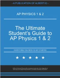 The Ultimate Student's Guide to AP Physics 1 & 2
