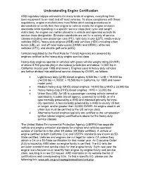 Understanding Engine Certification