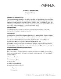 GEHA Coverage Policy: Compression Therapy