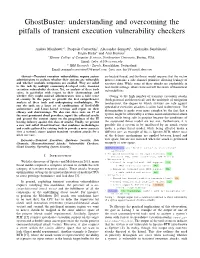 Ghostbuster: Understanding and Overcoming the Pitfalls of Transient Execution Vulnerability Checkers