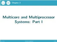 Multicore and Multiprocessor Systems: Part I