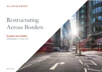 Restructuring Across Borders