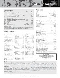 Table of Contents