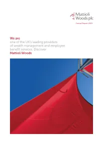 We Are One of the UK's Leading Providers of Wealth Management