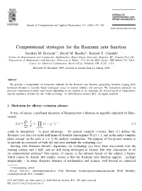 Computational Strategies for the Riemann Zeta Function Jonathan M