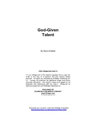 God-Given Talent