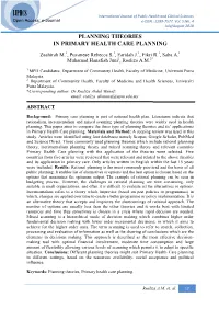IJPHCS International Journal of Public Health and Clinical Sciences Open Access: E-Journal E-ISSN : 2289-7577