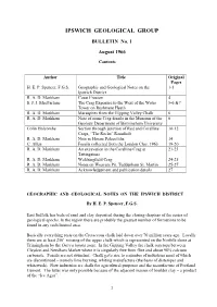 Ipswich Geological Group