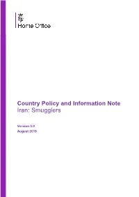 Iran: Smugglers