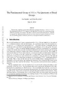 The Fundamental Group of SO(N) Via Quotients of Braid Groups Arxiv
