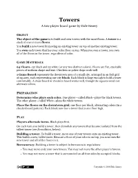 Towers Rules