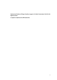 1 Statement of Evidence of Fergus Bramley in Support of a Water