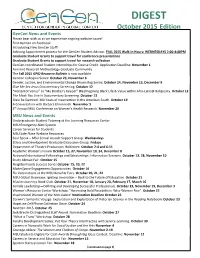 DIGEST October 2015 Edition