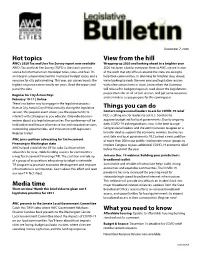One Click to View All Legislative Bulletin Headlines and Articles