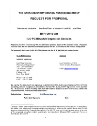 Request for Proposal