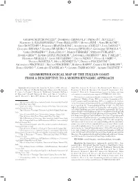Geomorphological Map of the Italian Coast: from a Descriptive to a Morphodynamic Approach