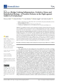 H2S As a Bridge Linking Inflammation, Oxidative Stress And