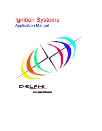 Ignition Systems Application Manual