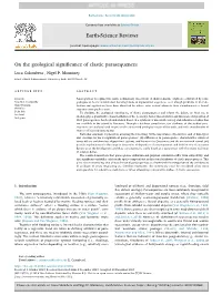 On the Geological Significance of Clastic Parasequences ⁎ Luca Colombera , Nigel P