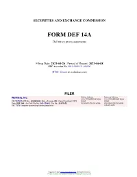 Workday, Inc. Form DEF 14A Filed 2021-04-26